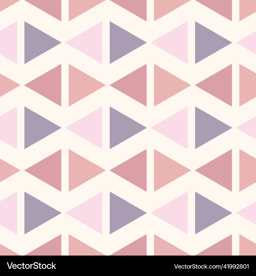 Abstract geometric pattern with triangles vector image