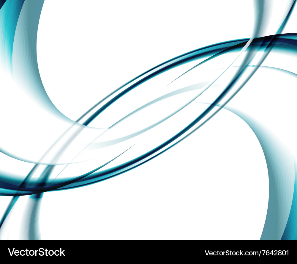Abstract smooth wave motion vector image