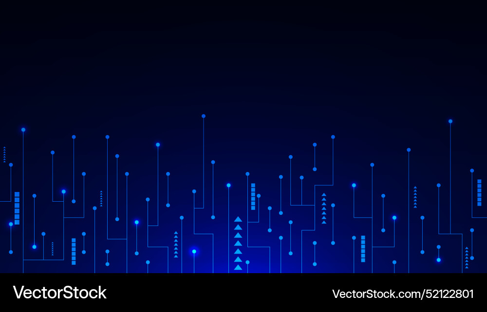Abstract technology with connected lines dots Abstract technology with connected lines dots vector image