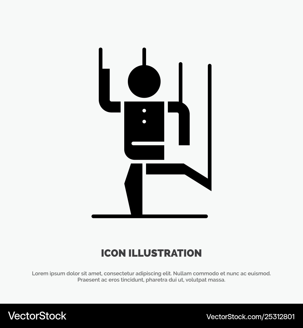 Command control human manipulate manipulation vector image