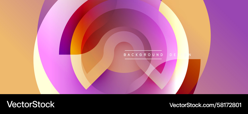 Fluid Color Layers - Abstract Background Vector Image