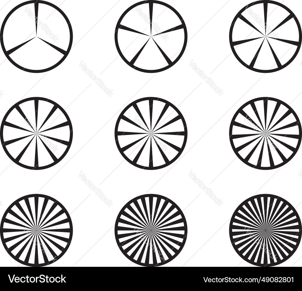Graphic element dividing the whole object Graphic element dividing the whole object vector image