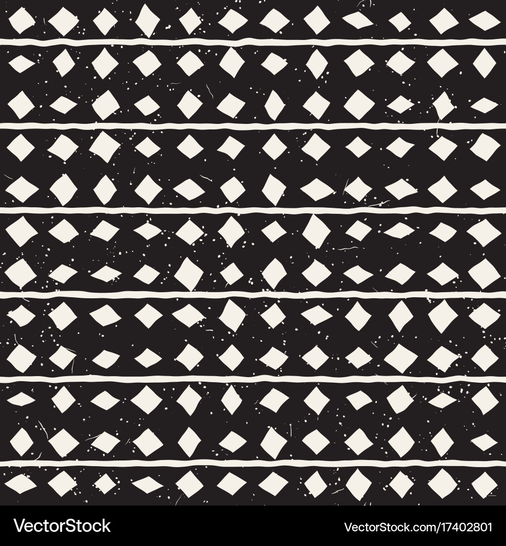 Hand drawn style ethnic seamless pattern abstract Vector Image
