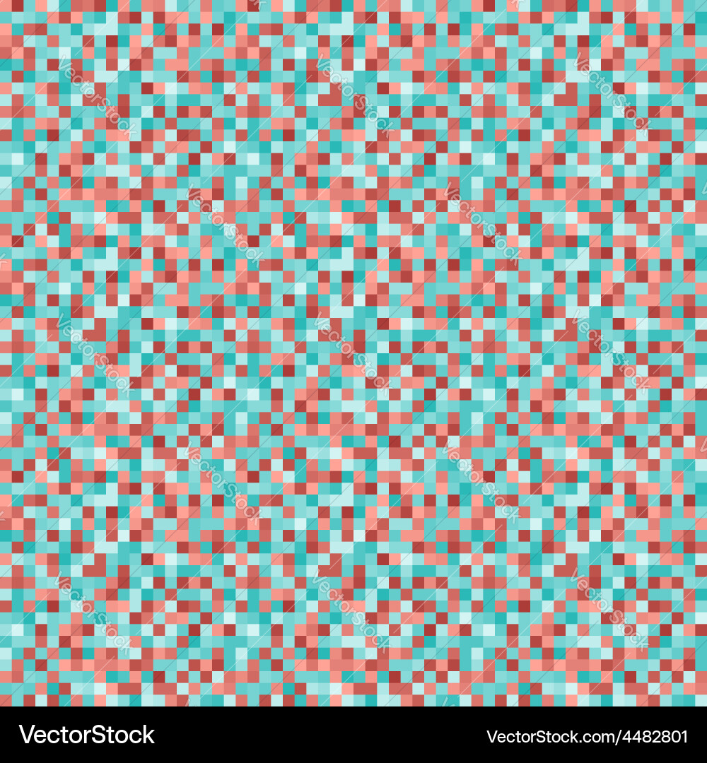 Pixel Art Seamless Pattern vector image