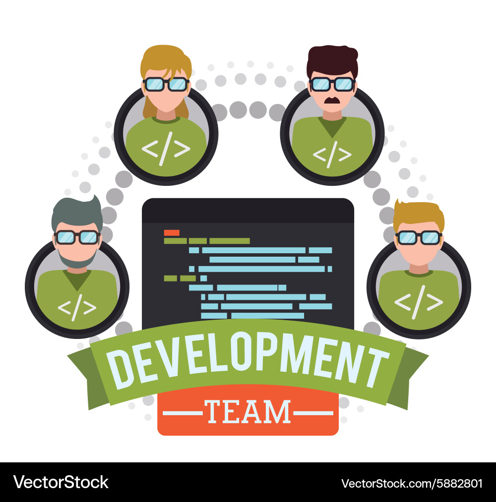 Web developer design vector image