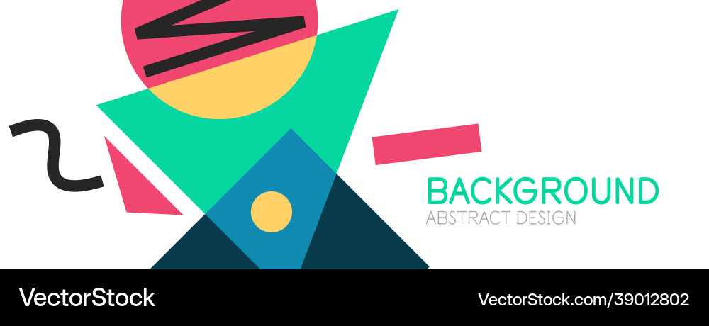 Abstract background blocks lines triangles Abstract background blocks lines triangles vector image
