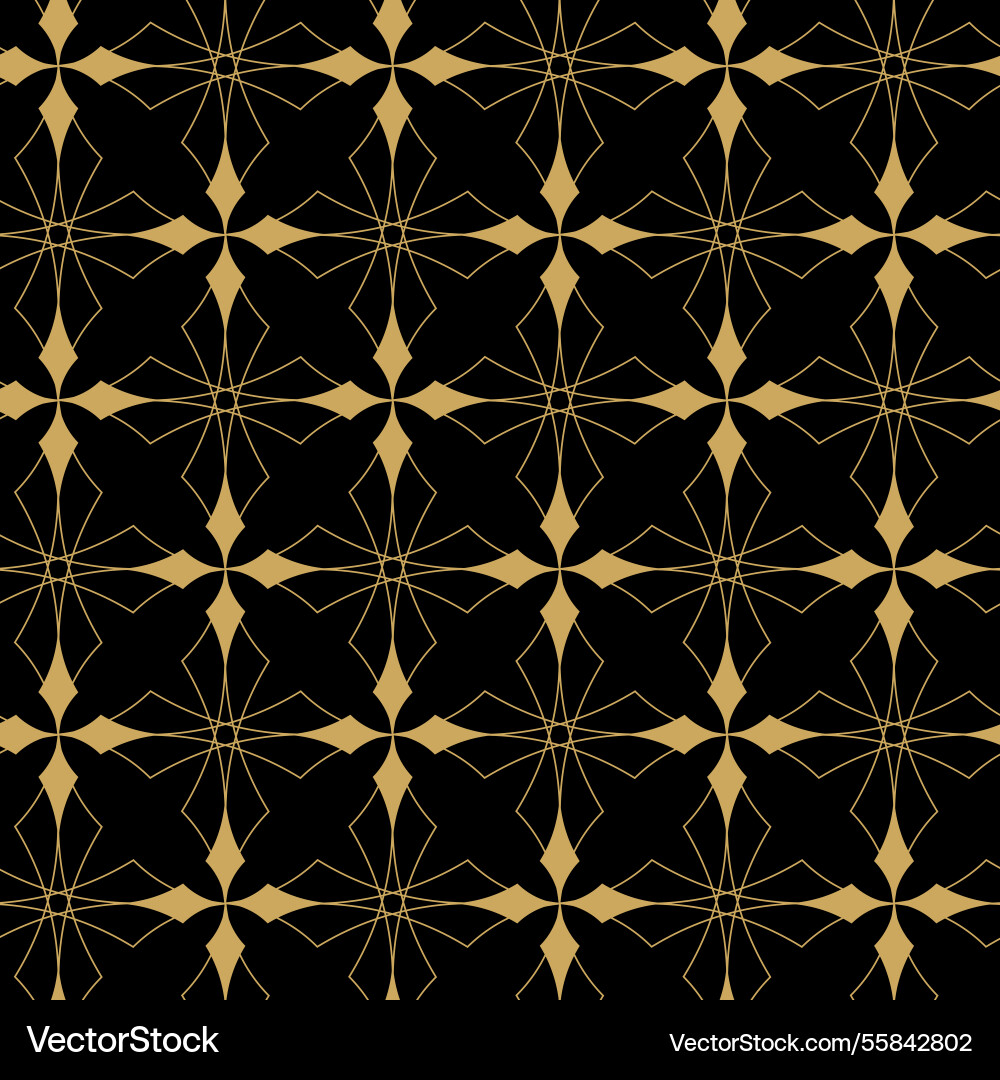 Abstract geometric pattern with squares crosses Vector Image