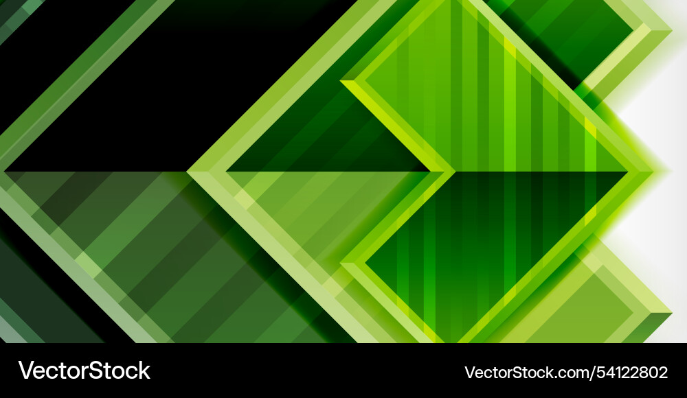 Arrow symbols created with 3d effects and line Vector Image
