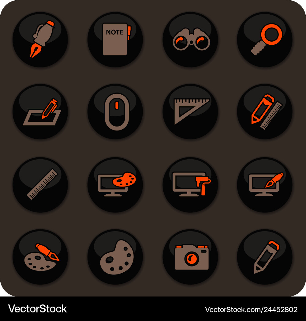 Design icons set Vector Image