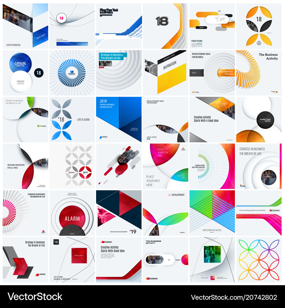 Design set of colourful abstract elements Design set of colourful abstract elements vector image