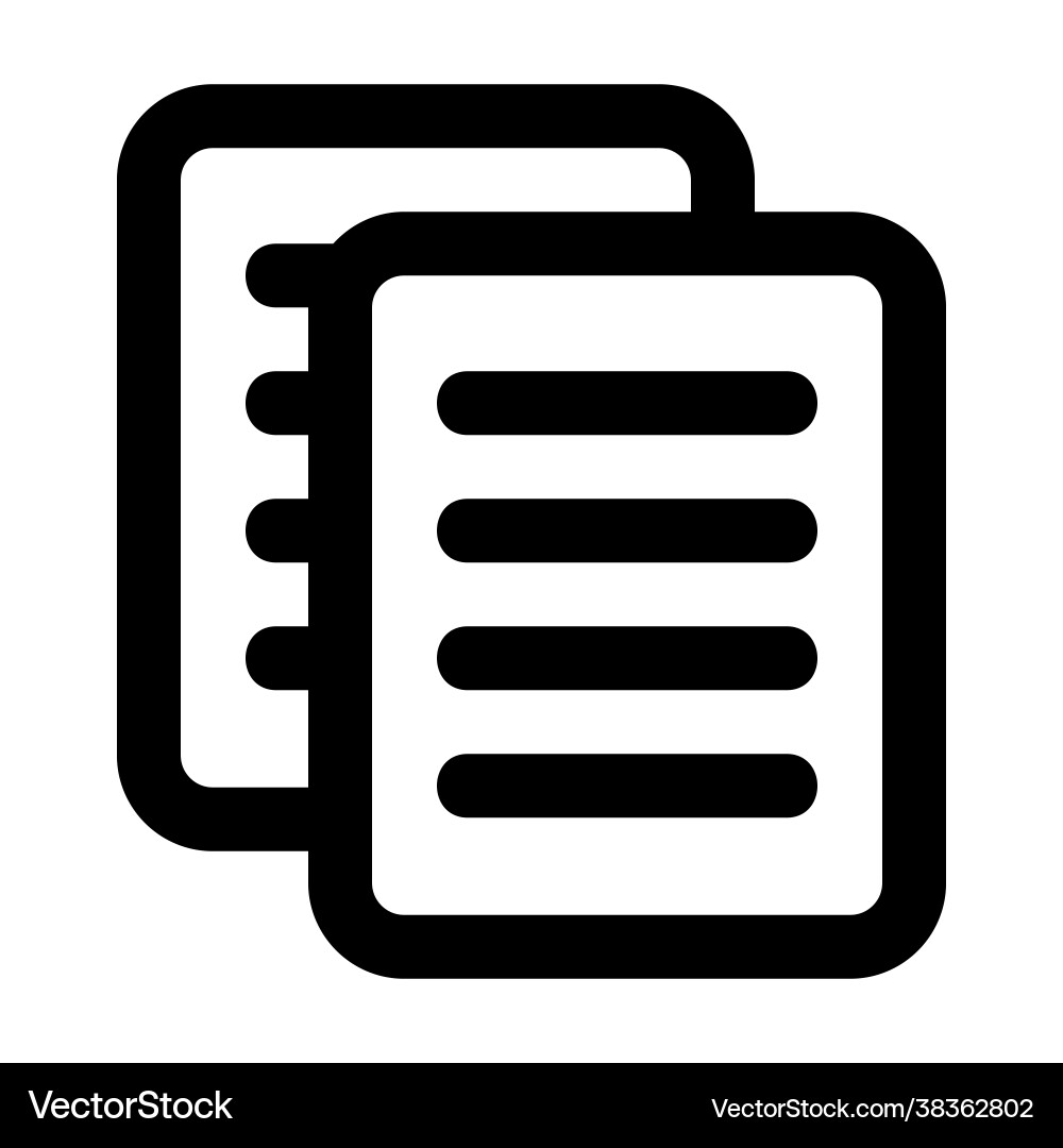 File icon in line style for any projects File icon in line style for any projects vector image