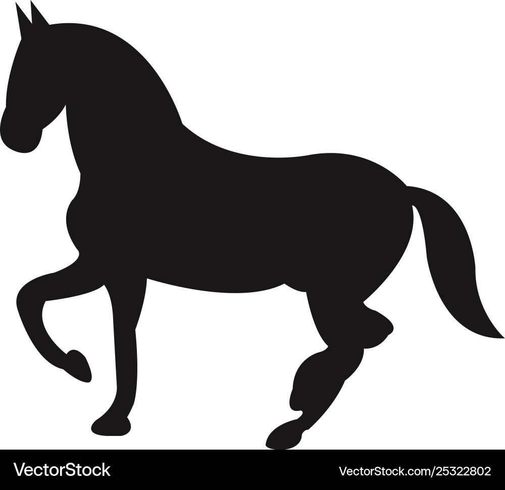 Horse icon vector image