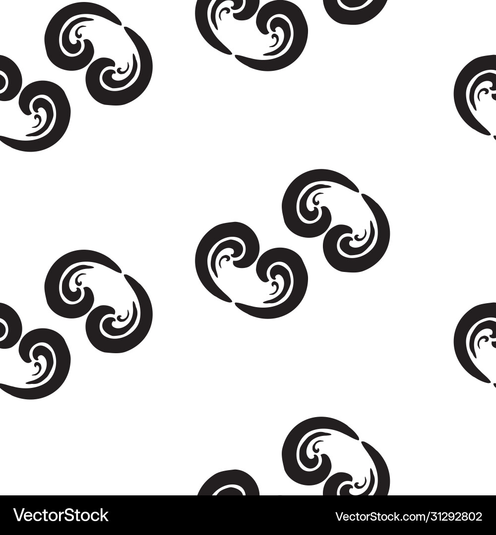 Seamless pattern background beautiful continuous Seamless pattern background beautiful continuous Vector Image