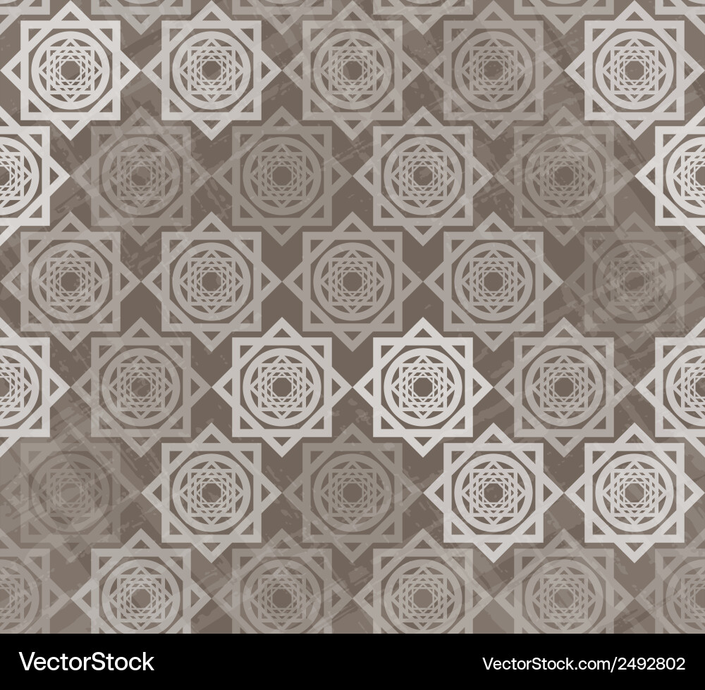 Seamless pattern with interlocking elements vector image