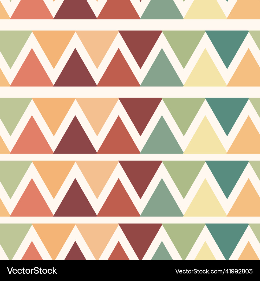 Abstract geometric pattern with triangles vector image
