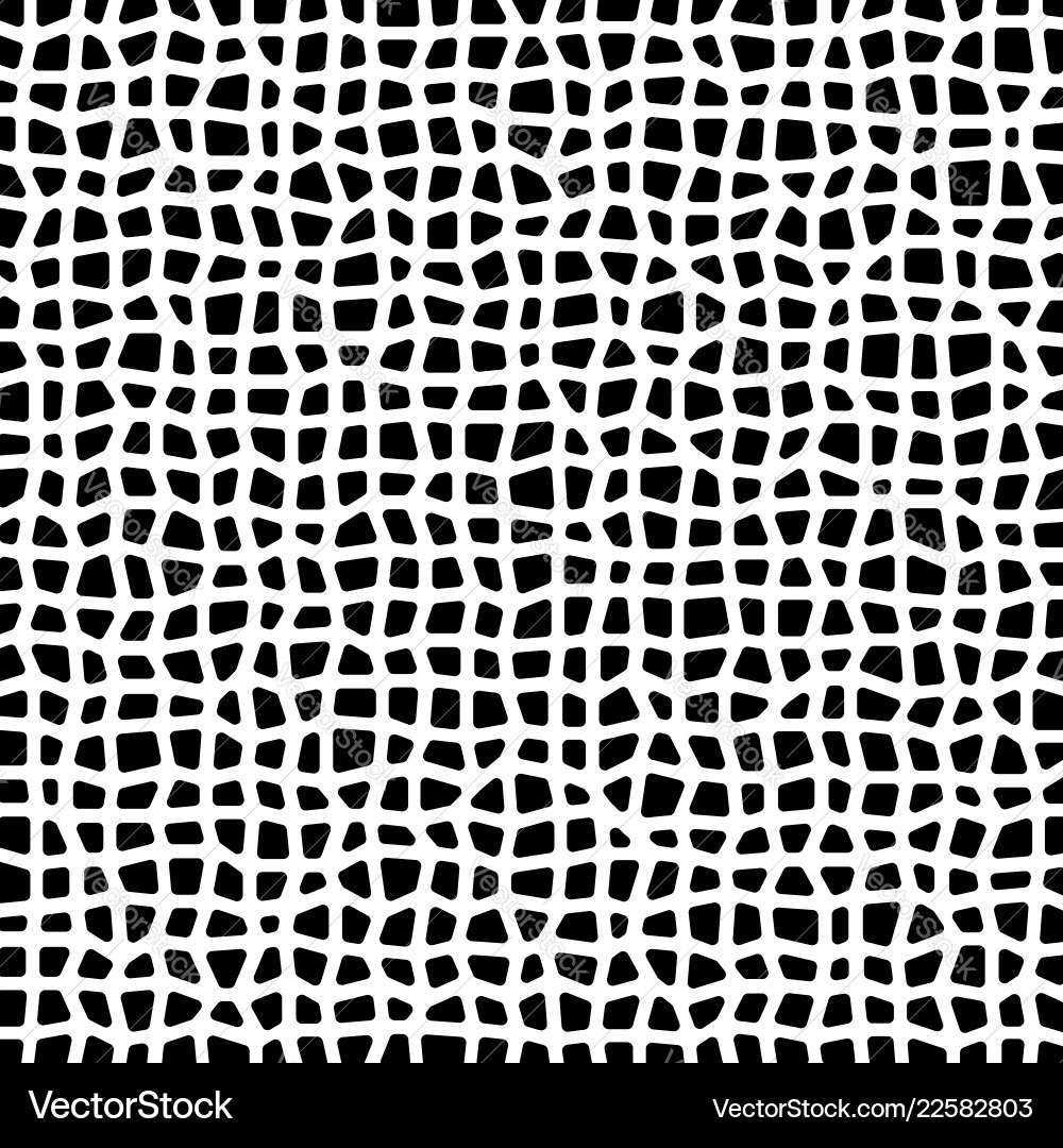 Abstract mosaic pattern pavement stonework vector image