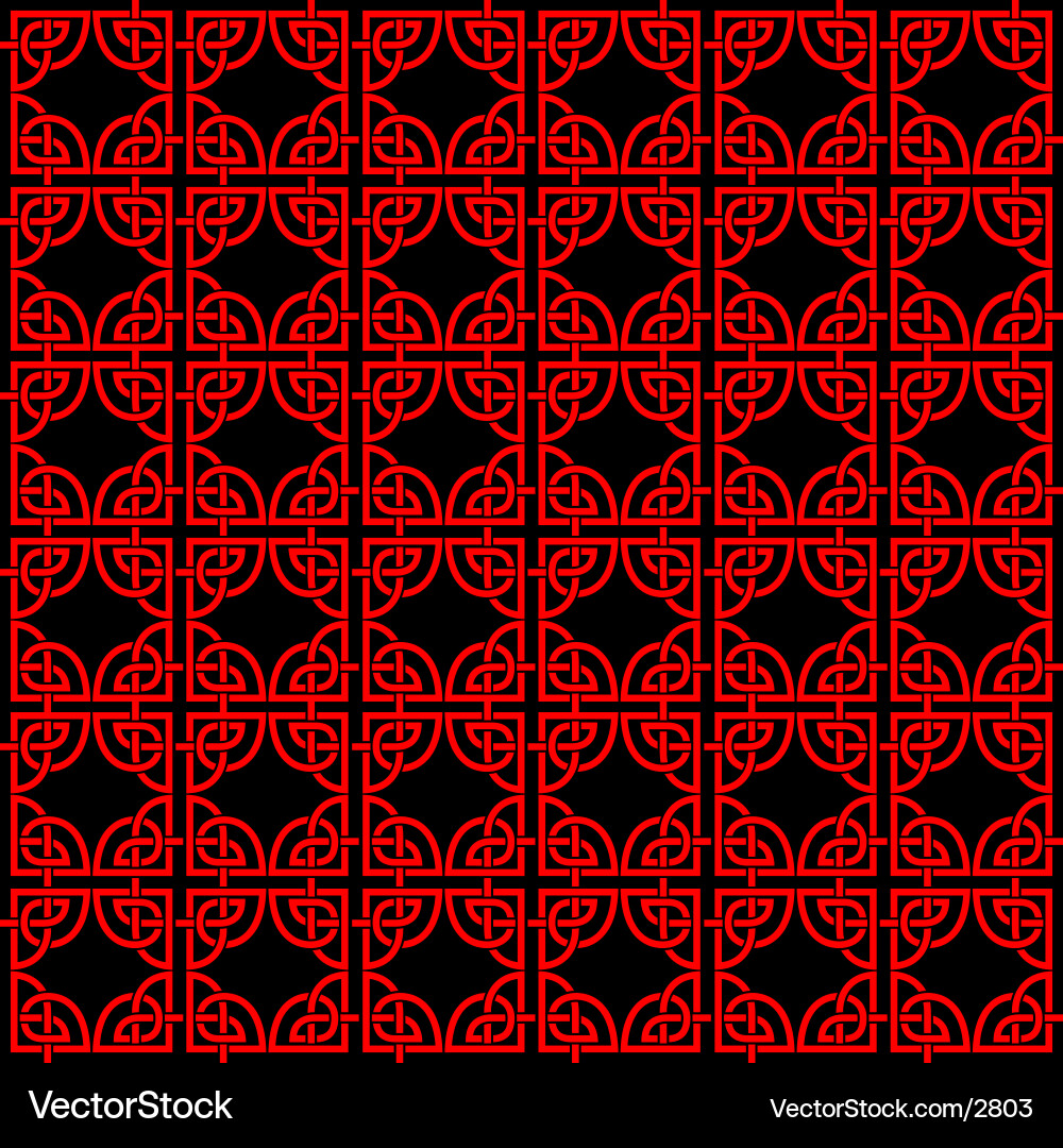 Chinese wallpaper Royalty Free Vector Image - VectorStock