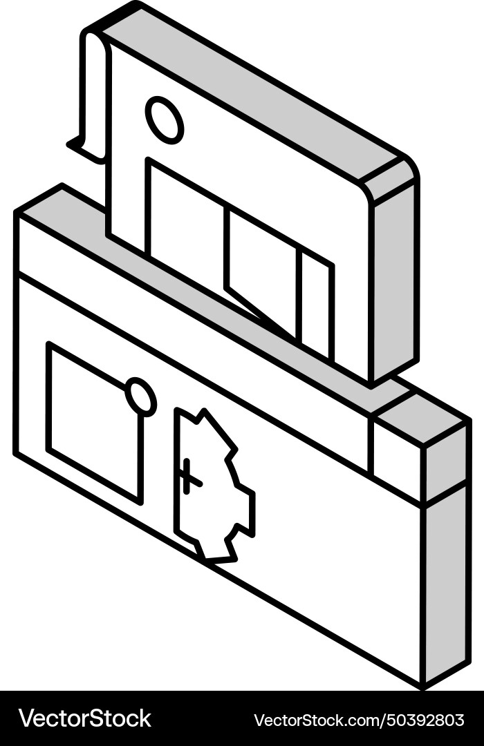 Documentation delivery service isometric icon Vector Image