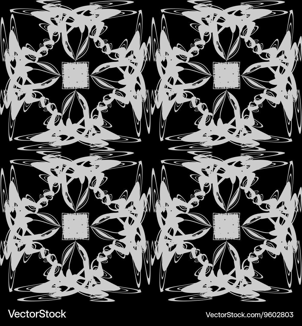 Pattern of monograms vector image