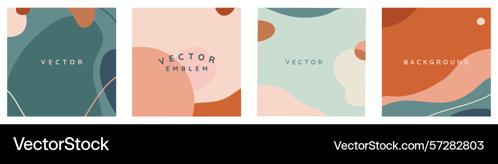 Set of abstract creative backgrounds in minimal Set of abstract creative backgrounds in minimal vector image