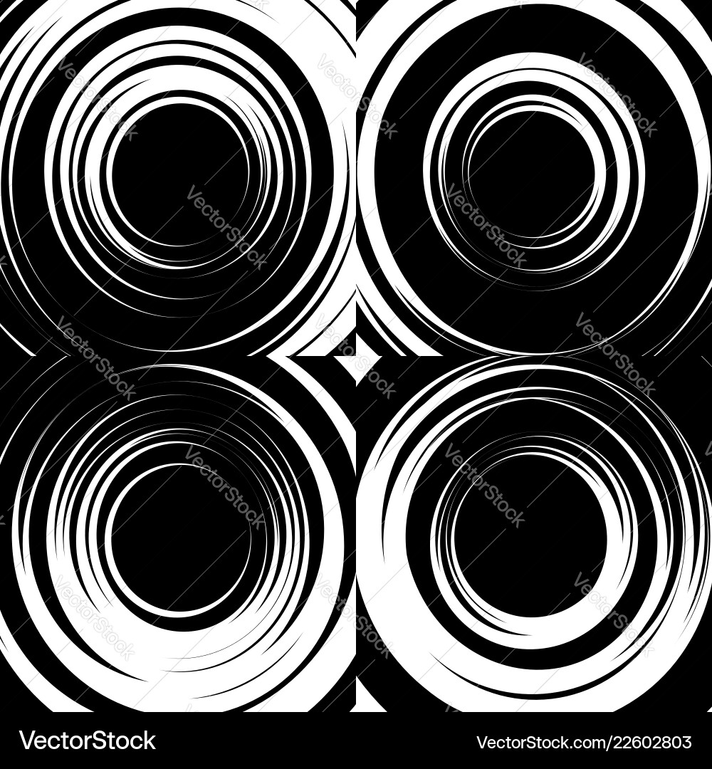 Set of concentric abstract circular backgrounds Set of concentric abstract circular backgrounds vector image