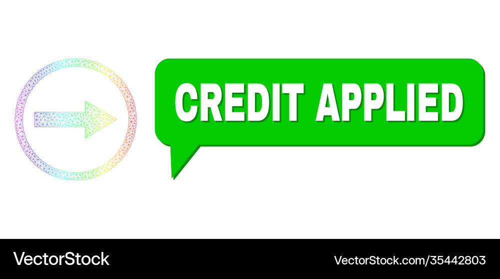 Spectral network gradient right rounded arrow icon Spectral network gradient right rounded arrow icon vector image