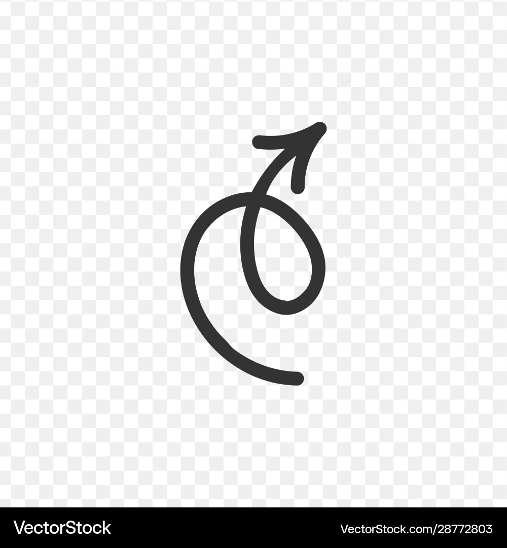 Stylish arrow pointer spiral stock isolated vector image