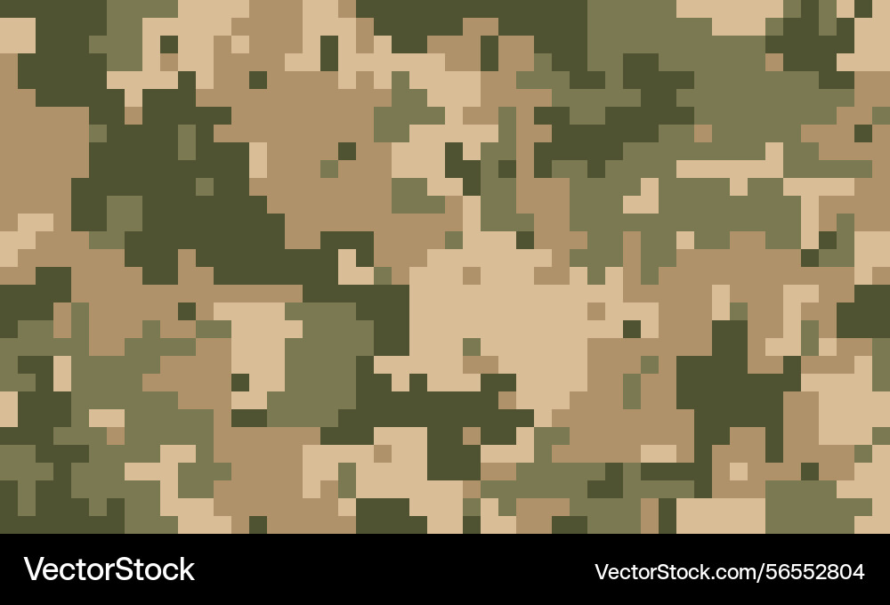 Abstract digital camouflage pattern versatile Vector Image