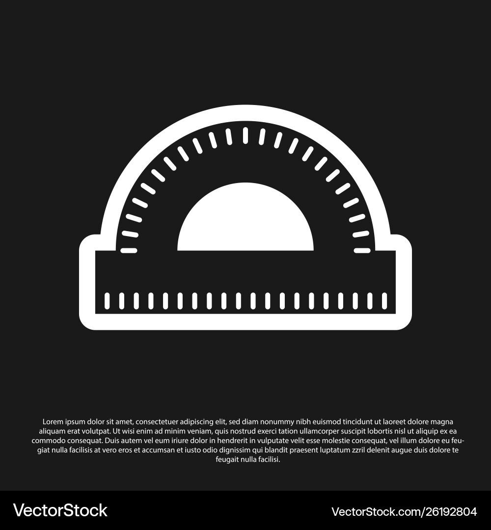 Black protractor grid for measuring degrees icon Black protractor grid for measuring degrees icon vector image