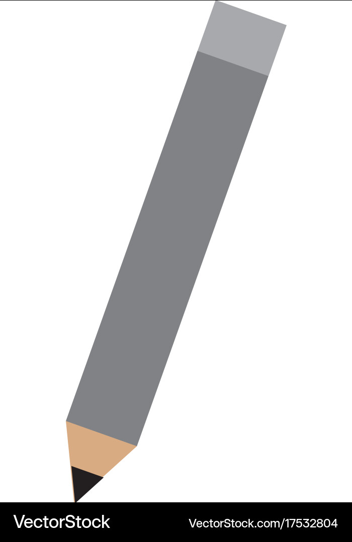Idea pencil knowledge write element vector image