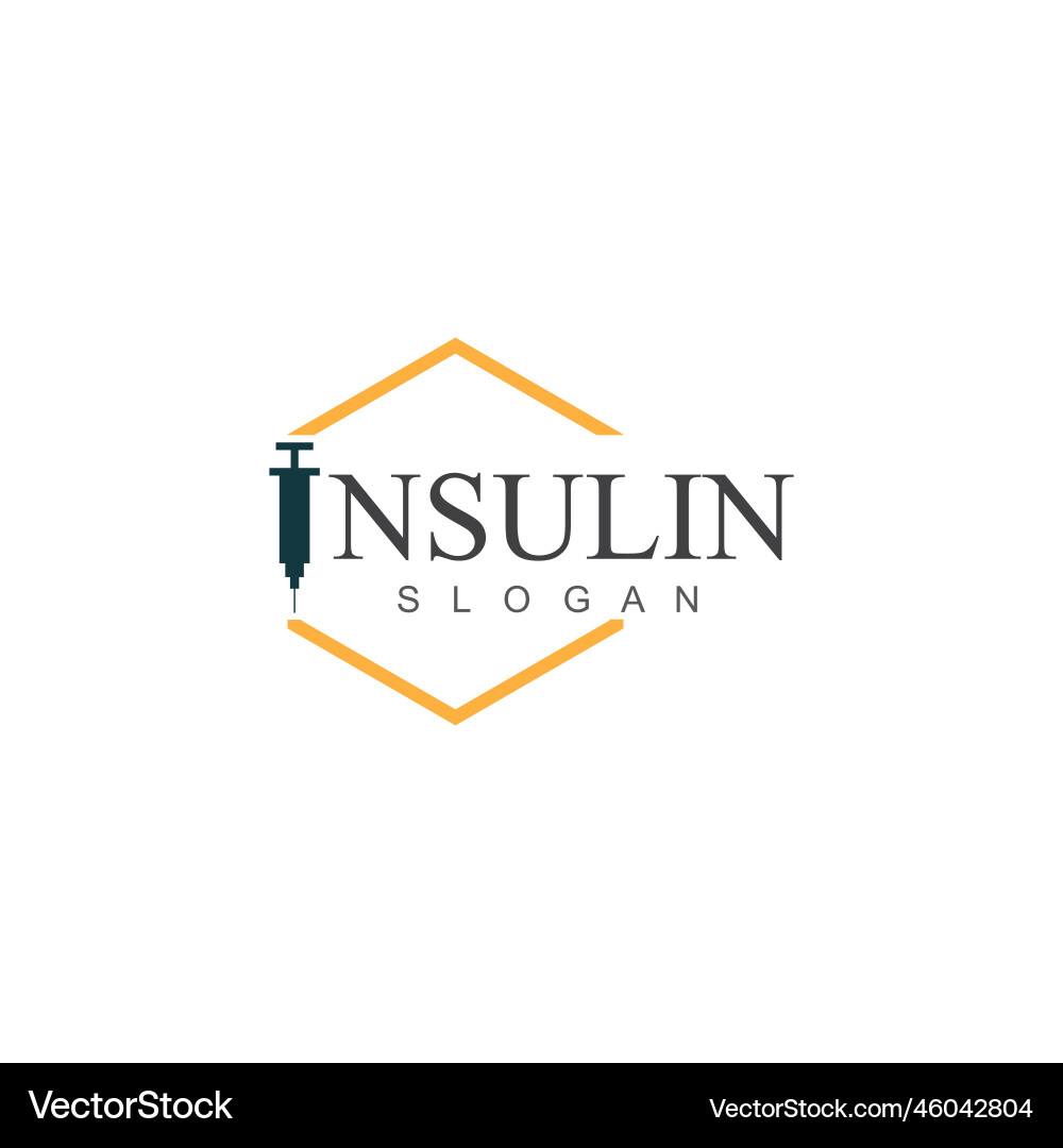 Insulin injection icon simple design element Insulin injection icon simple design element Vector Image
