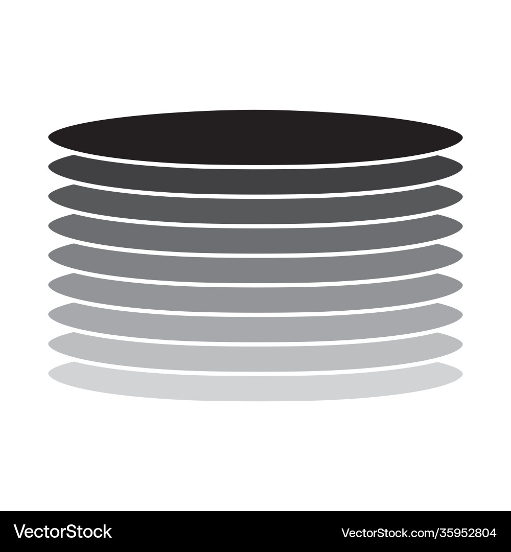 Minimal abstract shape isolated geometric object Minimal abstract shape isolated geometric object vector image