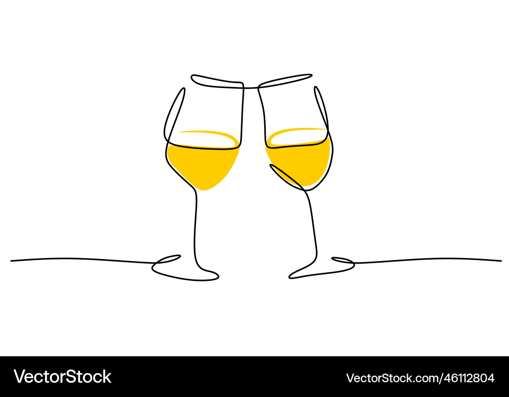 One continuous single line of hand drawn with two One continuous single line of hand drawn with two vector image