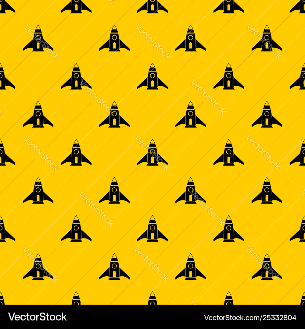 Rocket pattern Rocket pattern vector image