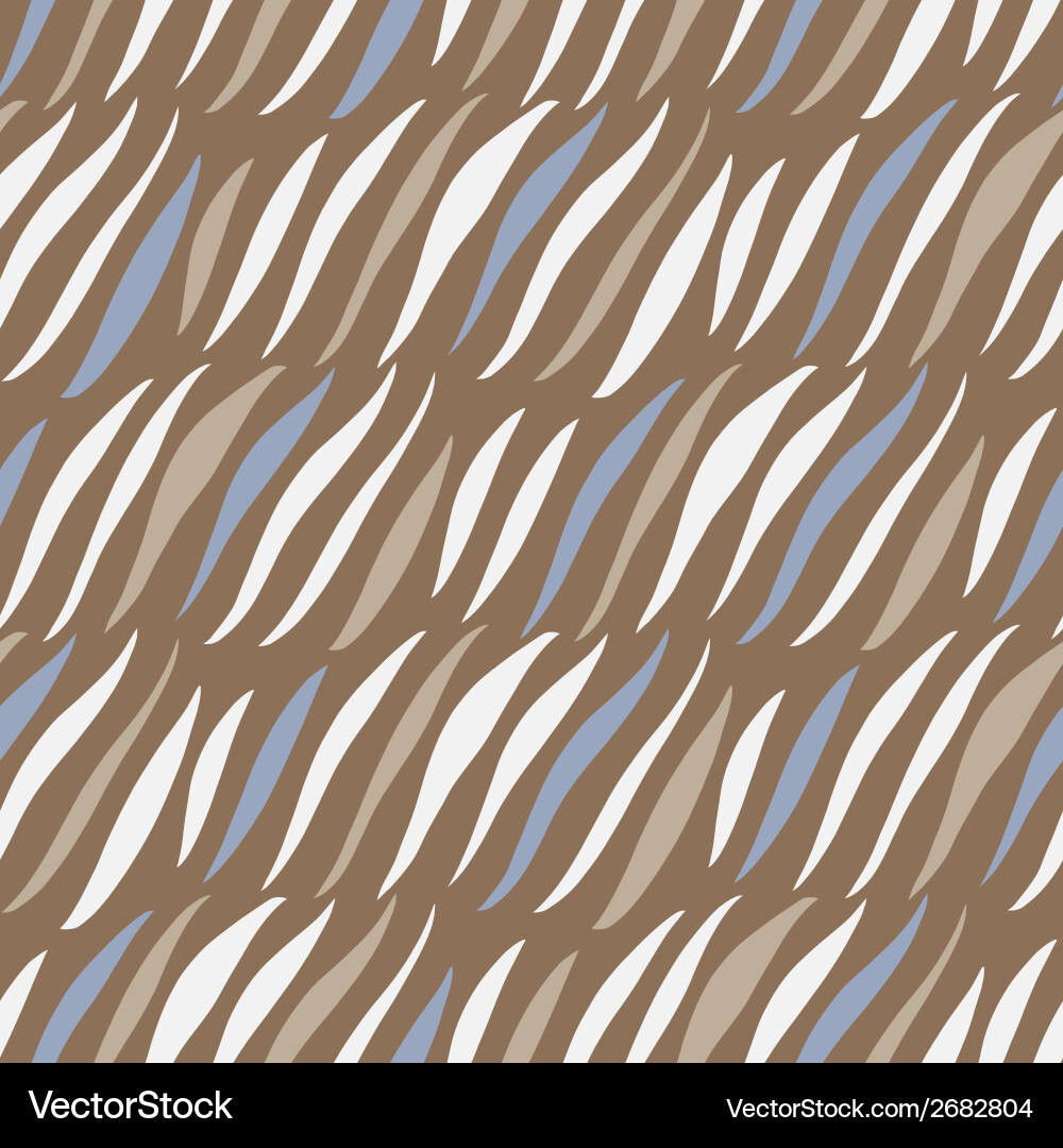 Seamless pattern with abstract geometric waves Vector Image