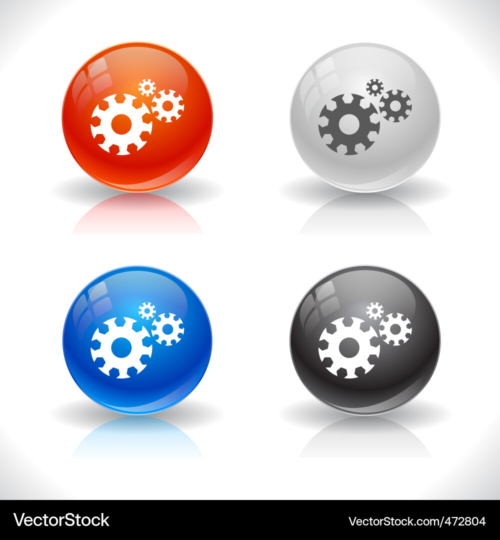 Website buttons Vector Image