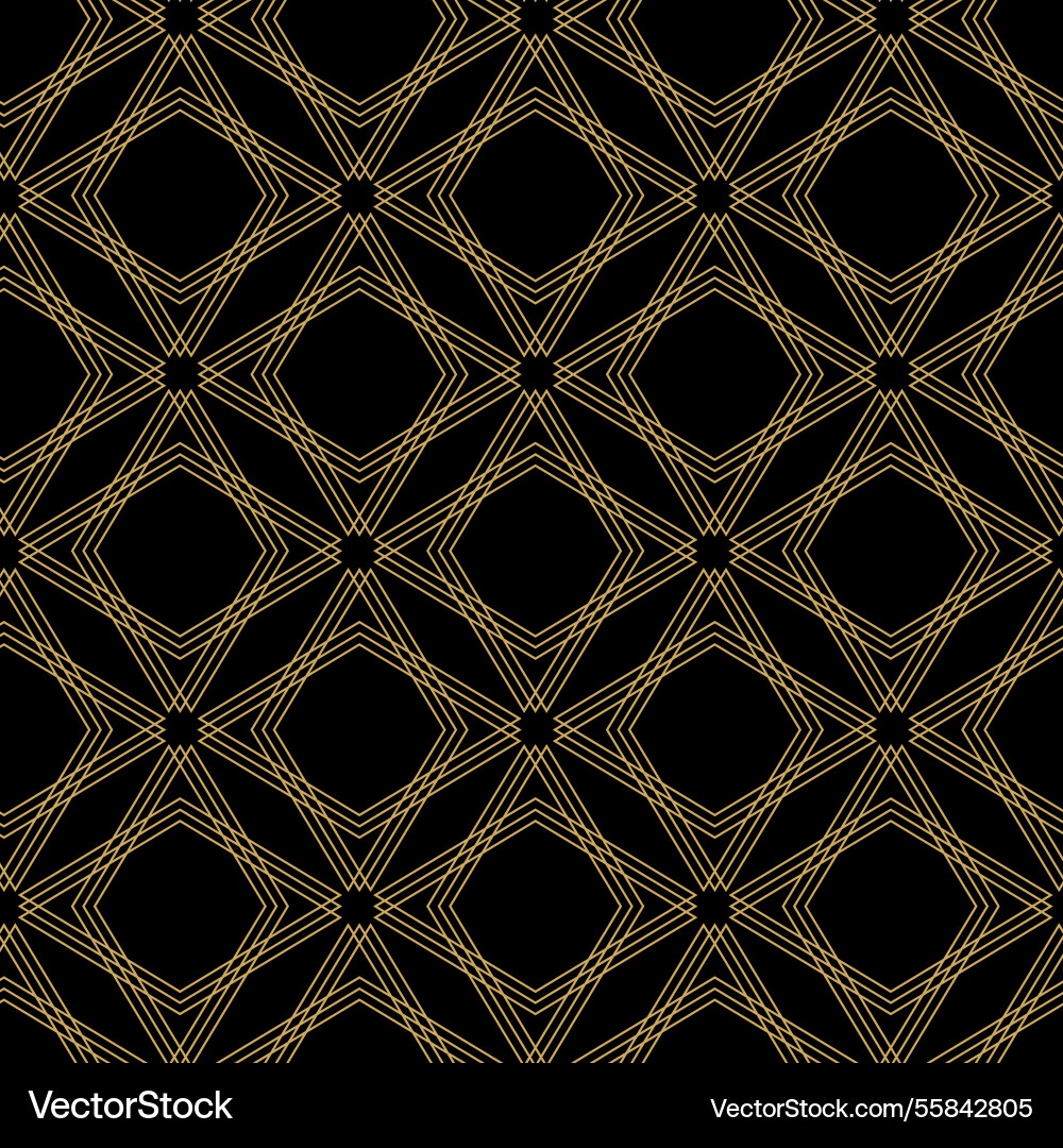 Abstract geometric pattern with squares crosses Vector Image