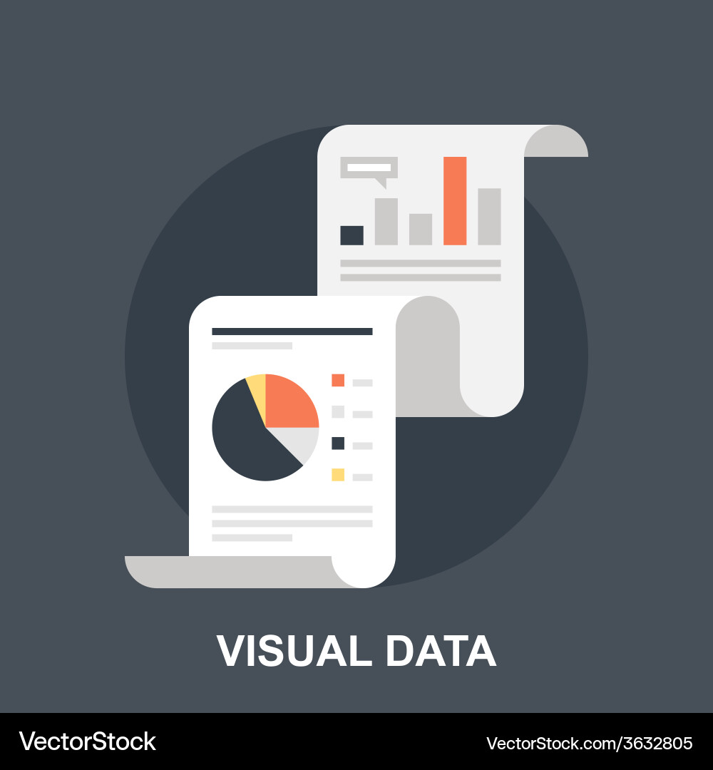 Data Analytics Report vector image