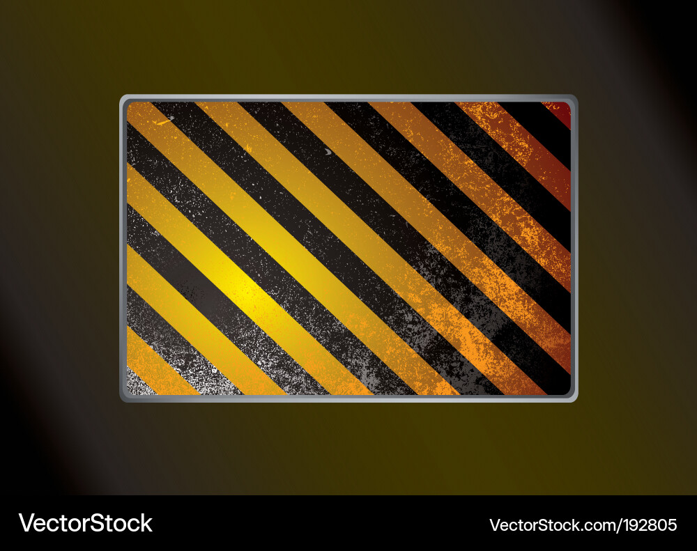 Grunge warning background Vector Image