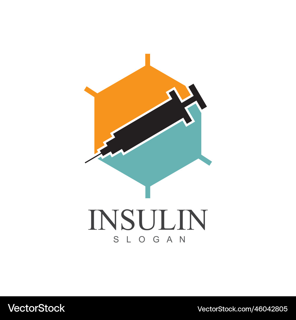 Insulin injection icon simple design element Insulin injection icon simple design element Vector Image