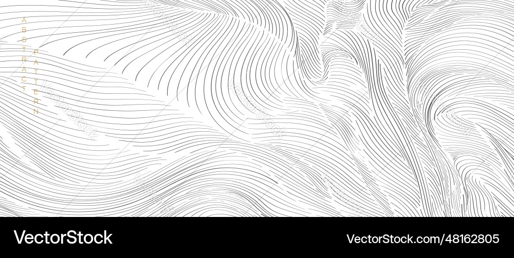 Japanese background with line wave pattern Japanese background with line wave pattern vector image