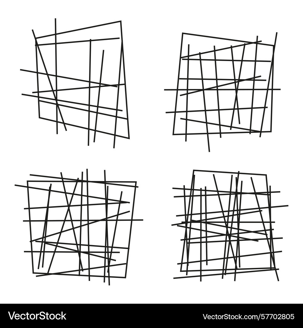Random line icon angled grid pattern abstract Random line icon angled grid pattern abstract vector image
