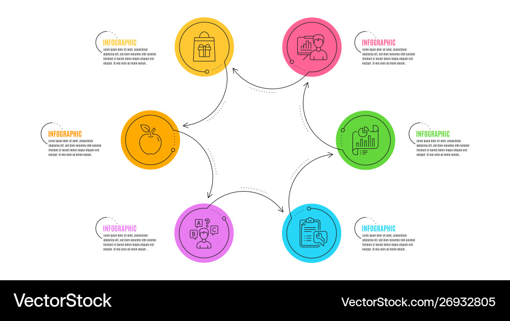 Report document quiz test and spanner icons set Report document quiz test and spanner icons set vector image