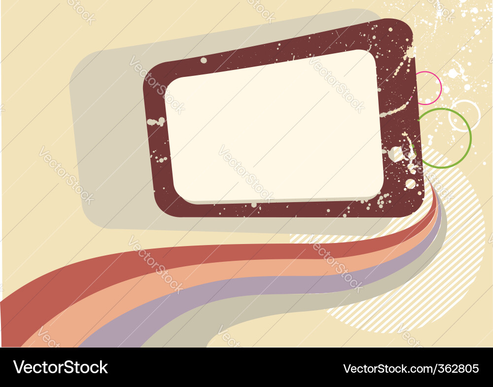 Retro Gradient Background vector image