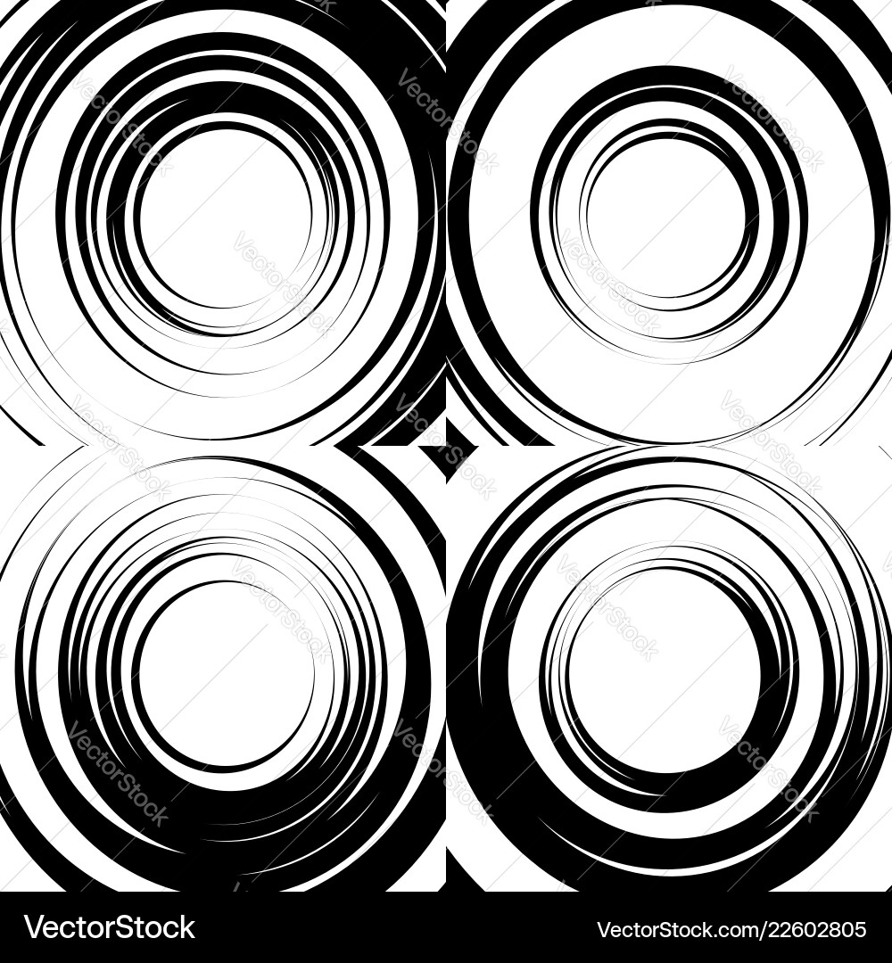 Set of concentric abstract circular backgrounds Set of concentric abstract circular backgrounds vector image