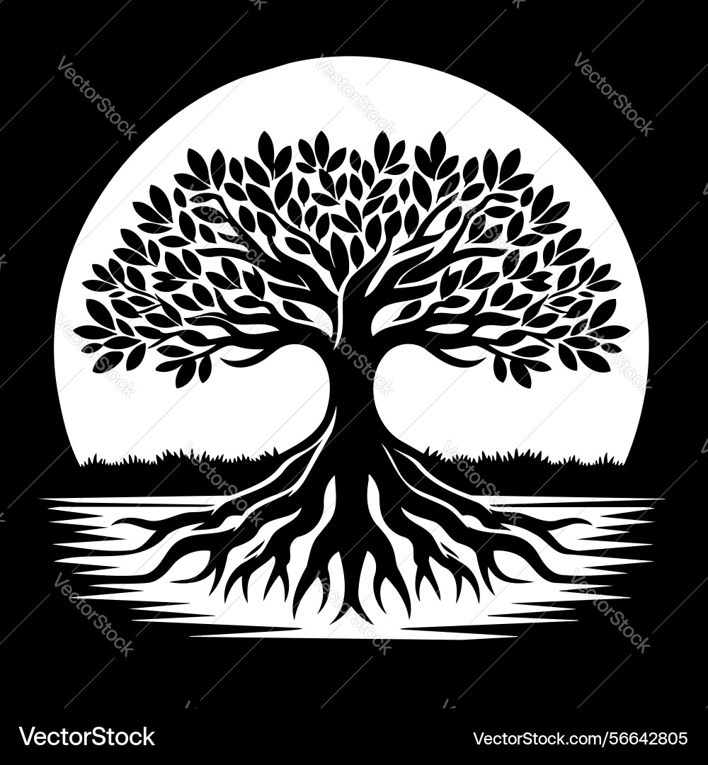 X-default coastal tree simple icon Vector Image