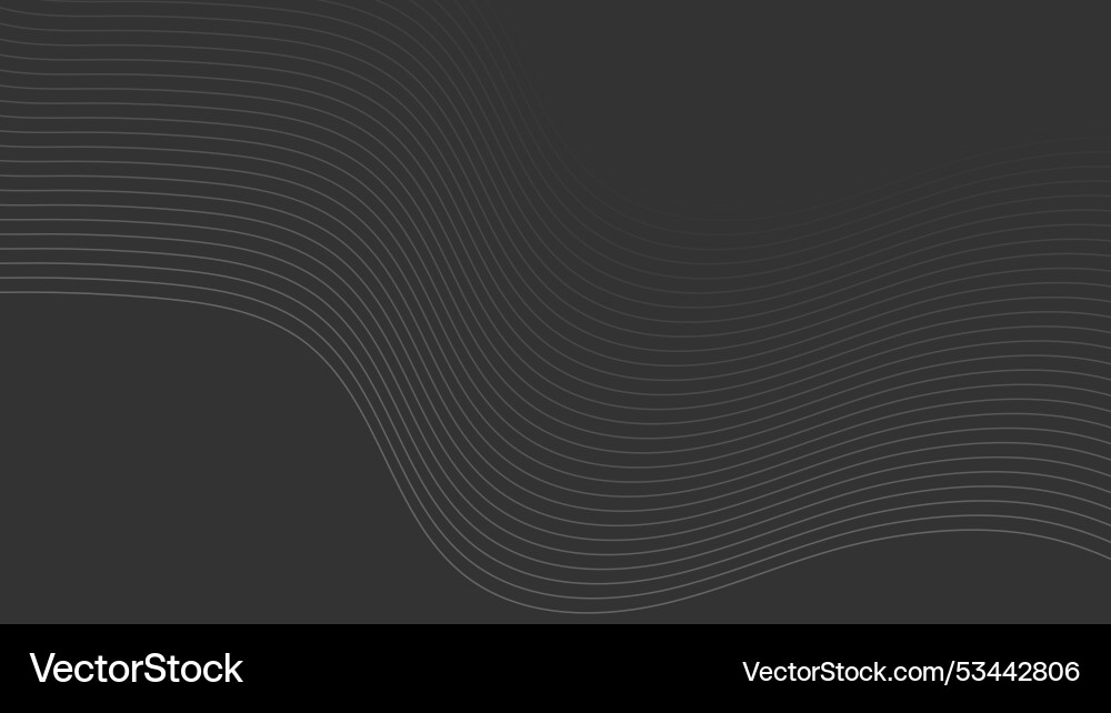 Abstract wavy line background pattern Abstract wavy line background pattern Vector Image