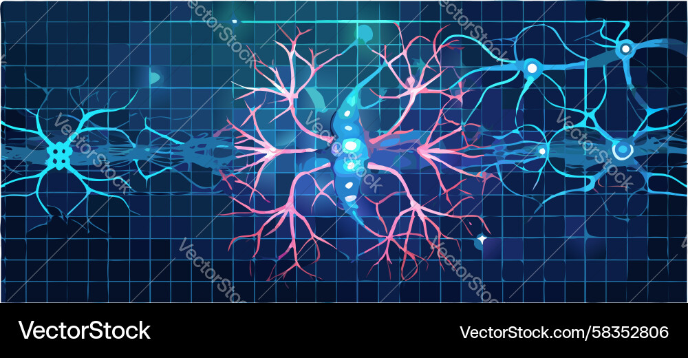 Complex Neural Network Vector Image