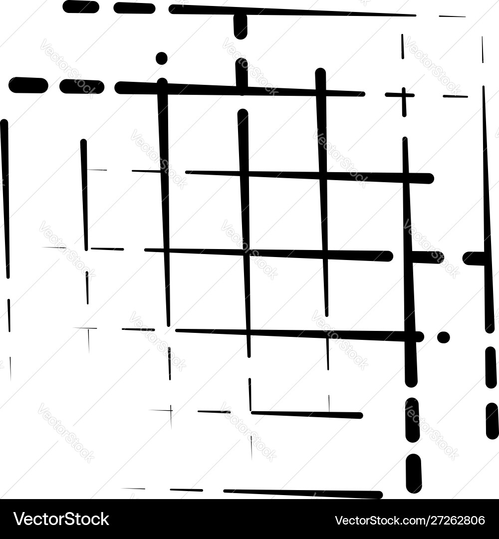 Gitternetz abstrakte geometrische Muster segmentiert vektorbild