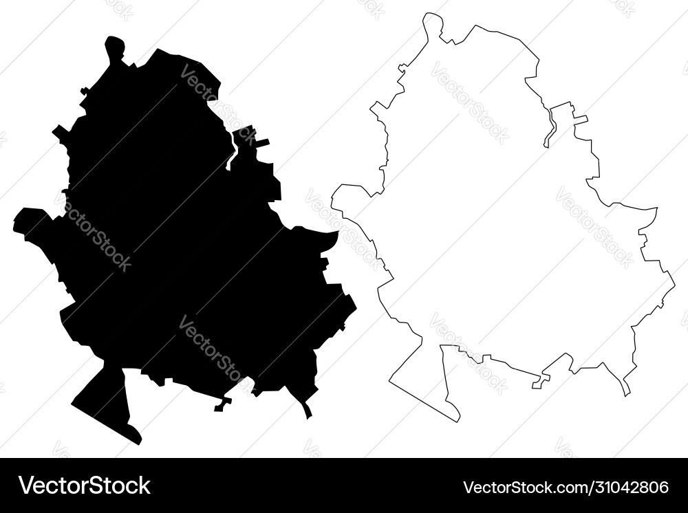 Ivanovo city russian federation russia map Ivanovo city russian federation russia map vector image